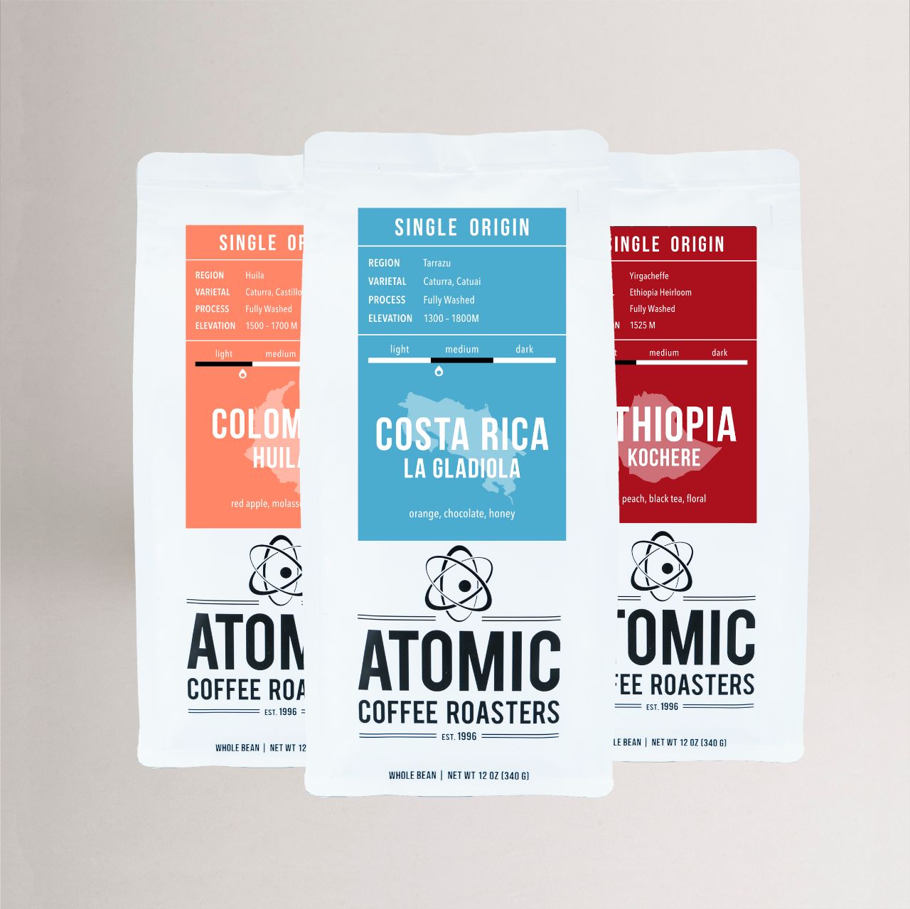 Single Origin Bundle Atomic Coffee Roasters