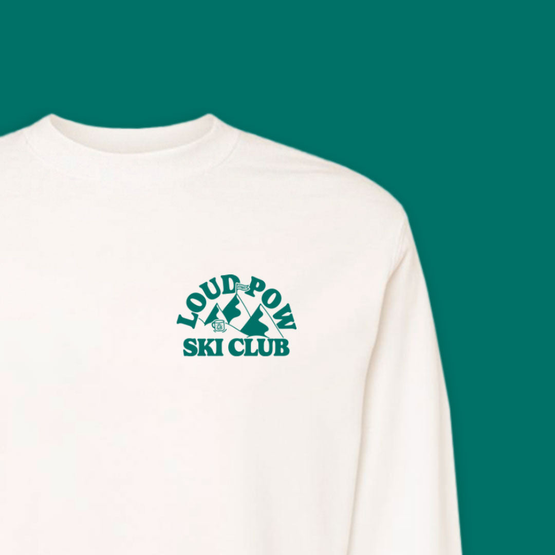 Loud Pow Ski Club Crewneck