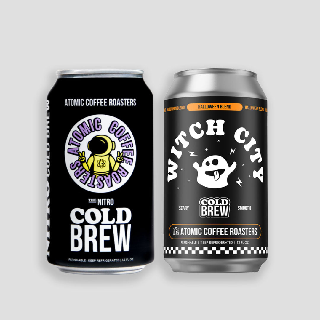 Witch City Cold Brew and Nitro Cold Brew cans