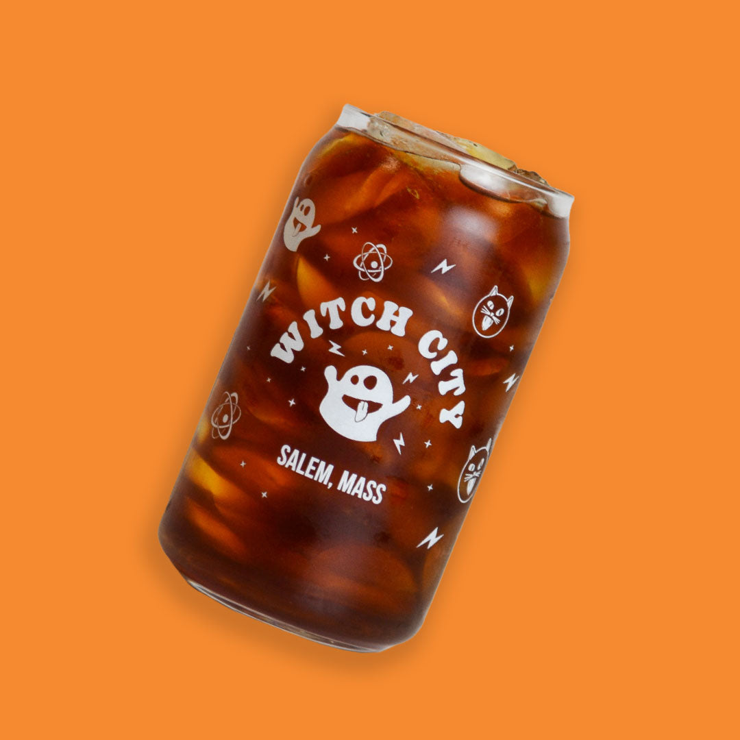 Witch City Glass 2026 on orange