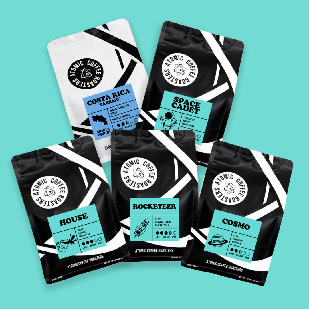 フェアルーセント Medium Roast Explorer Coffee Bundle | Atomic Coffee Roasters